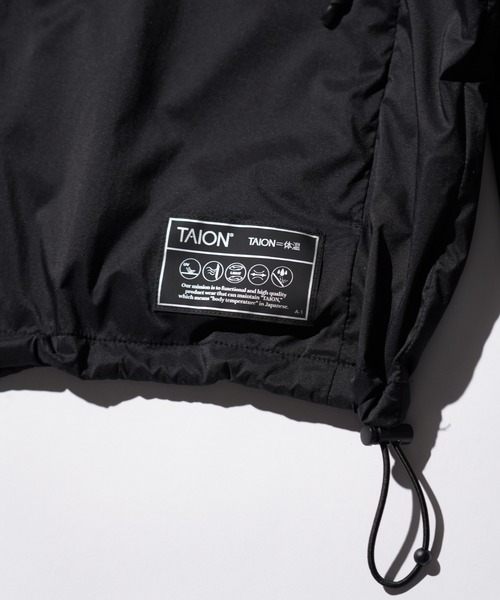 TAION / タイオン BASIC SPORTS HI-NECK W-ZIP DETACHABLE LIGHT