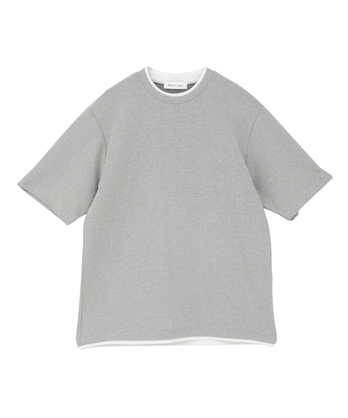 MASTER FRAME(マスターフレーム )の「【MASTER FRAME/マスターフレーム】Wフェイスカノコ フェイクレイヤードTシャツ(Tシャツ/カットソー・メンズ・グレー/ベージュ/ネイビー・3/4/2)」の21枚目の写真
