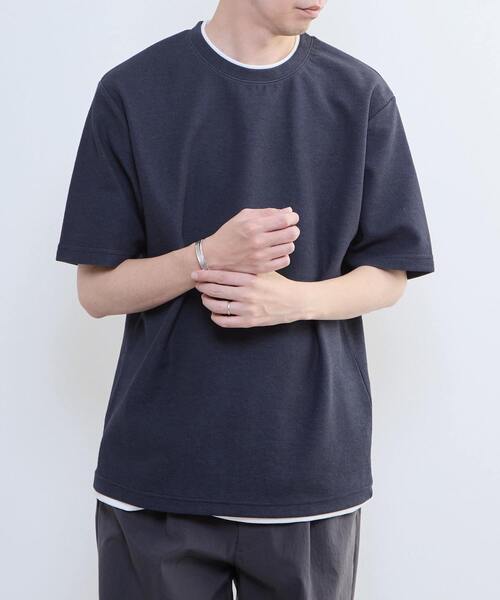 MASTER FRAME(マスターフレーム )の「【MASTER FRAME/マスターフレーム】Wフェイスカノコ フェイクレイヤードTシャツ(Tシャツ/カットソー・メンズ・グレー/ベージュ/ネイビー・3/4/2)」の11枚目の写真