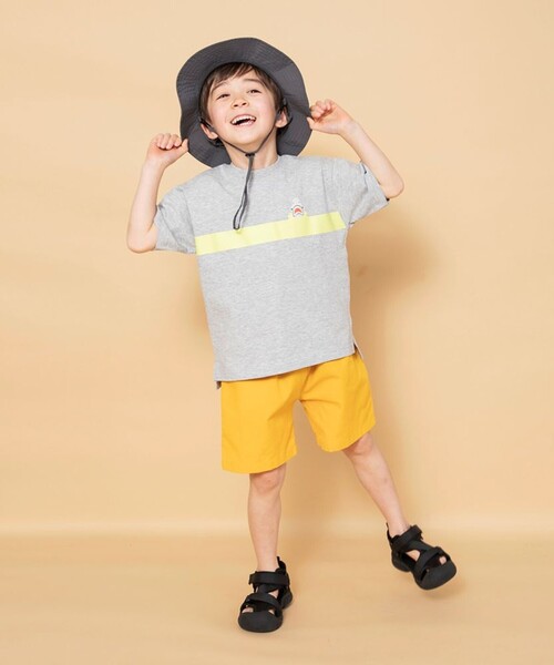 BRANSHES（ブランシェス）の「【WEB限定】カラバリ/スラブハーフパンツ（その他パンツ・キッズ・ブラック/レッド/グリーン/マスタード/チャコールグレー・100/130/150/120/110/90/140）」の7枚目の写真