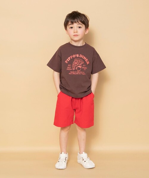 BRANSHES（ブランシェス）の「【WEB限定】カラバリ/スラブハーフパンツ（その他パンツ・キッズ・ブラック/レッド/グリーン/マスタード/チャコールグレー・100/130/150/120/110/90/140）」の15枚目の写真