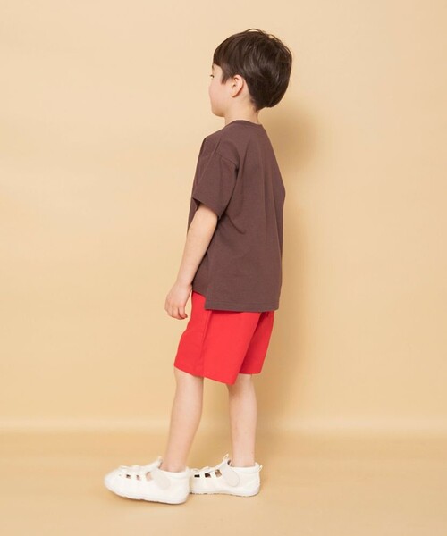 BRANSHES（ブランシェス）の「【WEB限定】カラバリ/スラブハーフパンツ（その他パンツ・キッズ・ブラック/レッド/グリーン/マスタード/チャコールグレー・100/130/150/120/110/90/140）」の16枚目の写真