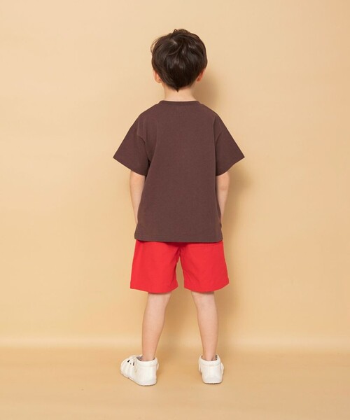 BRANSHES（ブランシェス）の「【WEB限定】カラバリ/スラブハーフパンツ（その他パンツ・キッズ・ブラック/レッド/グリーン/マスタード/チャコールグレー・100/130/150/120/110/90/140）」の17枚目の写真