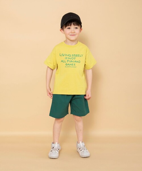 BRANSHES（ブランシェス）の「【WEB限定】カラバリ/スラブハーフパンツ（その他パンツ・キッズ・ブラック/レッド/グリーン/マスタード/チャコールグレー・100/130/150/120/110/90/140）」の18枚目の写真