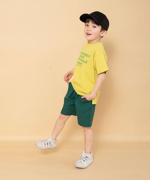 BRANSHES（ブランシェス）の「【WEB限定】カラバリ/スラブハーフパンツ（その他パンツ・キッズ・ブラック/レッド/グリーン/マスタード/チャコールグレー・100/130/150/120/110/90/140）」の20枚目の写真