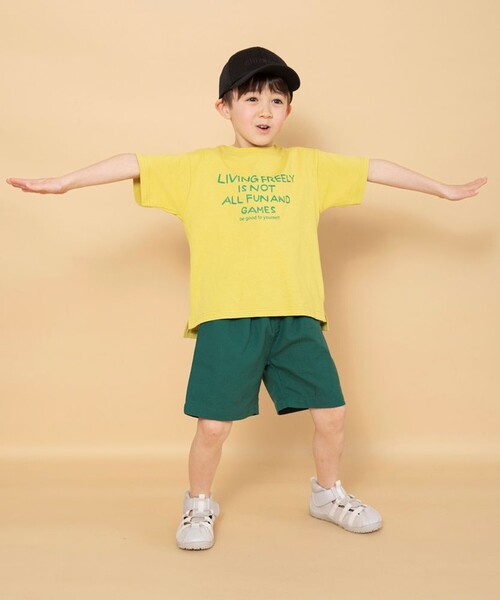 BRANSHES（ブランシェス）の「【WEB限定】カラバリ/スラブハーフパンツ（その他パンツ・キッズ・ブラック/レッド/グリーン/マスタード/チャコールグレー・100/130/150/120/110/90/140）」の21枚目の写真