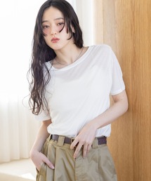 RAGEBLUE | カラーシアーボートネックTシャツ(Tシャツ/カットソー)