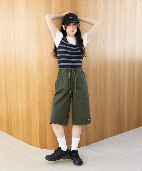 RAGEBLUE（レイジブルー）の「カラーシアーボートネックTシャツ（Tシャツ/カットソー・レディース・ライトピンク/ライトブルー/ブラック/ホワイト・FREE）」の11枚目の写真