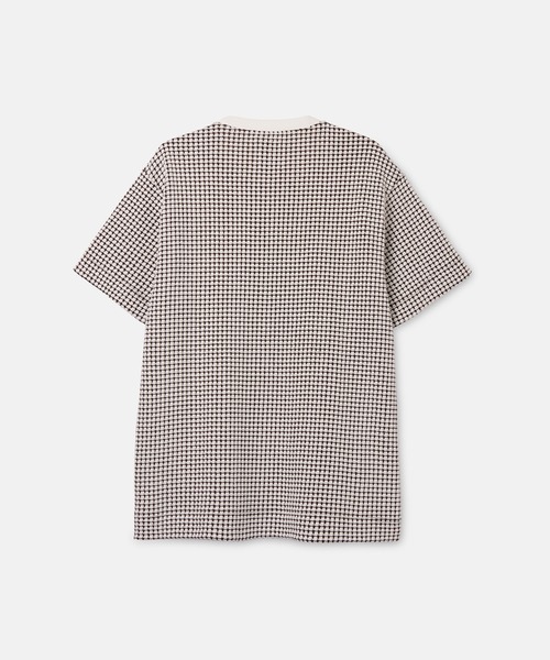 SEAGREEN(シーグリーン)の「SEAGREEN(シーグリーン) BIG WAFFLE T-SHIRT(Tシャツ/カットソー・メンズ・ロイヤルブルー/イエロー/ブラウン/ネイビー/ブラック/サックスブルー・2/3/4)」の8枚目の写真
