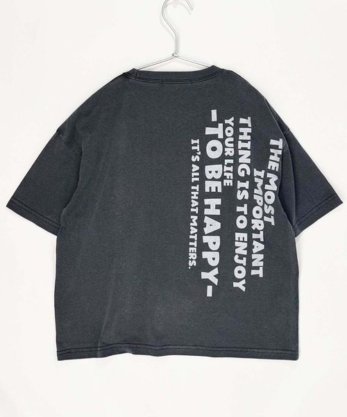 THE CASUAL（カジュアル）の「【ピグメント加工】 グラフィックプリント オーバーサイズ Tシャツ（Tシャツ/カットソー・キッズ・グレー系その他2/ブラック系その他3/ブラック系その他/ブラック系その他2/グレー系その他/ブラック/チャコール/グレー系その他3・160cm/150cm/140cm/130cm/120cm/110cm）」の13枚目の写真