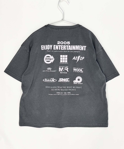 THE CASUAL（カジュアル）の「【ピグメント加工】 グラフィックプリント オーバーサイズ Tシャツ（Tシャツ/カットソー・キッズ・グレー系その他2/ブラック系その他3/ブラック系その他/ブラック系その他2/グレー系その他/ブラック/チャコール/グレー系その他3・160cm/150cm/140cm/130cm/120cm/110cm）」の10枚目の写真