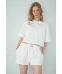 ALEXIA STAM | Logo Patch Sweat Shorts /ロゴパッチ スウェットショーツ(スウェットパンツ)