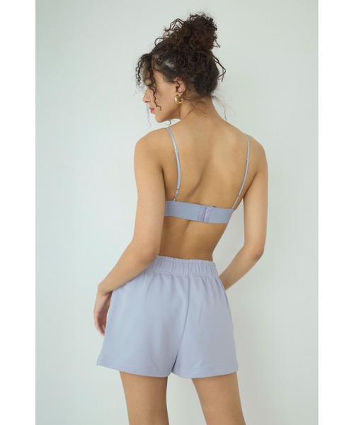 ALEXIA STAM（アリシアスタン）の「Logo Patch Sweat Shorts /ロゴパッチ スウェットショーツ（スウェットパンツ・レディース・ブルー/ホワイト/チャコールグレー/イエロー・M/S）」の12枚目の写真