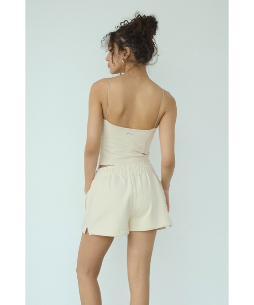 ALEXIA STAM（アリシアスタン）の「Logo Patch Sweat Shorts /ロゴパッチ スウェットショーツ（スウェットパンツ・レディース・ブルー/ホワイト/チャコールグレー/イエロー・M/S）」の17枚目の写真