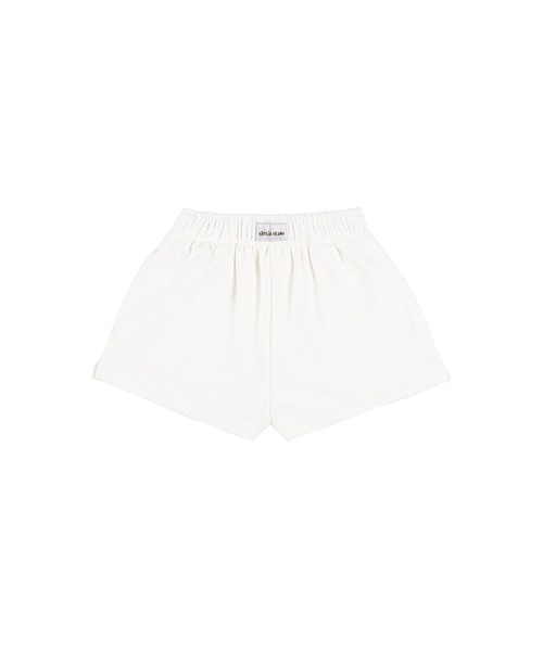 ALEXIA STAM（アリシアスタン）の「Logo Patch Sweat Shorts /ロゴパッチ スウェットショーツ（スウェットパンツ・レディース・ブルー/ホワイト/チャコールグレー/イエロー・M/S）」の18枚目の写真