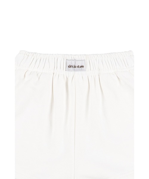 ALEXIA STAM（アリシアスタン）の「Logo Patch Sweat Shorts /ロゴパッチ スウェットショーツ（スウェットパンツ・レディース・ブルー/ホワイト/チャコールグレー/イエロー・M/S）」の20枚目の写真