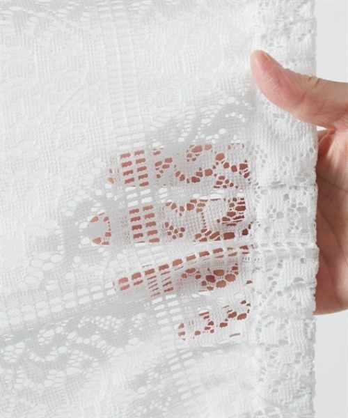 nissen（ニッセン）の「総レースブルゾン（カバーオール・レディース・ブラック/オフホワイト・LL/L/M/S）」の11枚目の写真