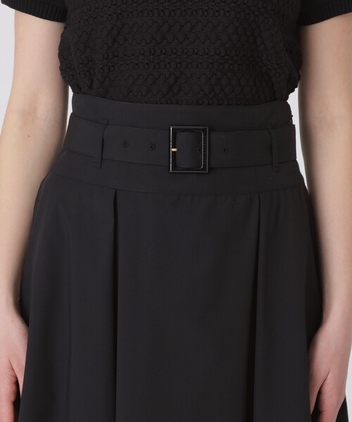 BLUE LABEL CRESTBRIDGE(ブルーレーベルクレストブリッジ)の「ポリレーヨンブロードトレンチスカート(スカート・レディース・ブラック/ベージュ・38/36)」の6枚目の写真