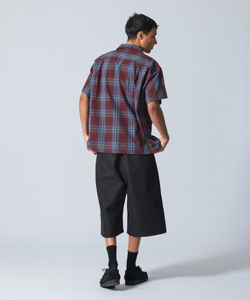 SILAS(サイラス)の「CHECK SHIRT(シャツ/ブラウス・メンズ・ネイビー/バーガンディー・L/M)」の7枚目の写真