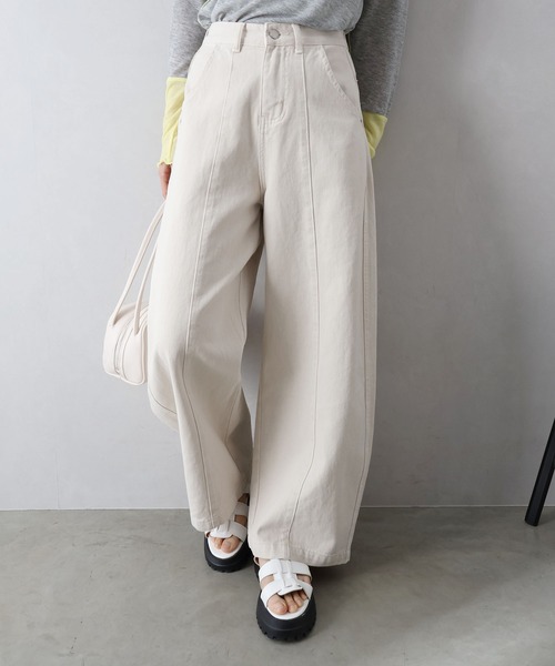 SpRay（スプレイ）の「バレルパンツ（その他パンツ・レディース・アイボリー・MEDIUM/SMALL）」の16枚目の写真