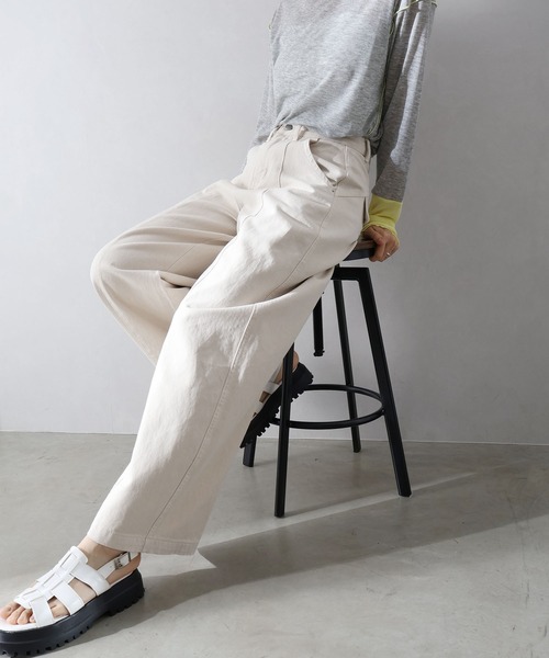 SpRay（スプレイ）の「バレルパンツ（その他パンツ・レディース・アイボリー・MEDIUM/SMALL）」の17枚目の写真