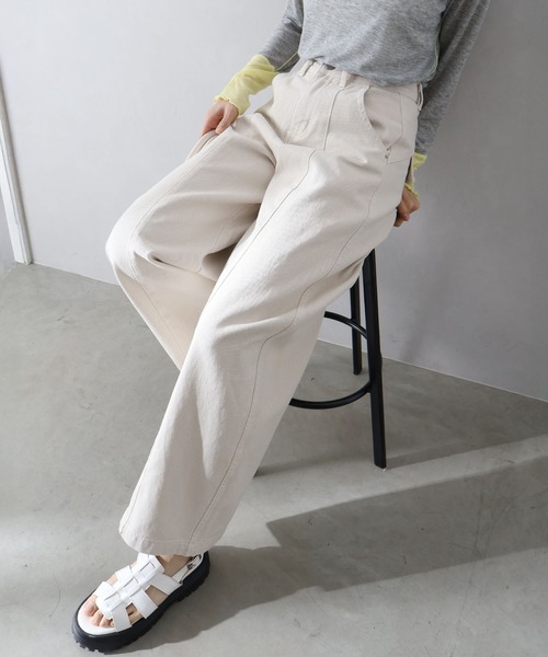 SpRay（スプレイ）の「バレルパンツ（その他パンツ・レディース・アイボリー・MEDIUM/SMALL）」の18枚目の写真