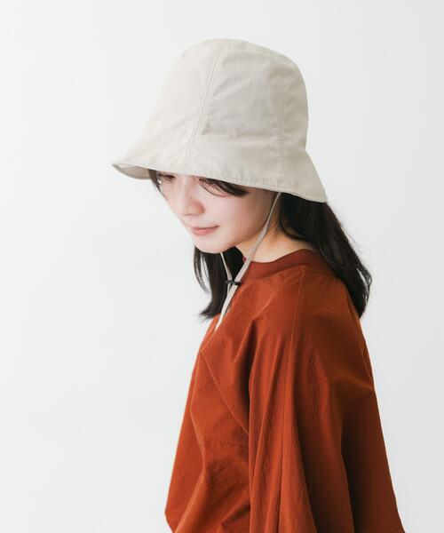 EKAL（エカル）の「『UR TECH』ナイロンタッサーチューリップハット（ハット・レディース・ベージュ/ネイビー/グレー・ONE）」の6枚目の写真