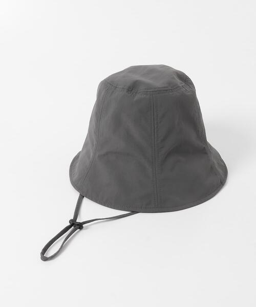 EKAL（エカル）の「『UR TECH』ナイロンタッサーチューリップハット（ハット・レディース・ベージュ/ネイビー/グレー・ONE）」の11枚目の写真