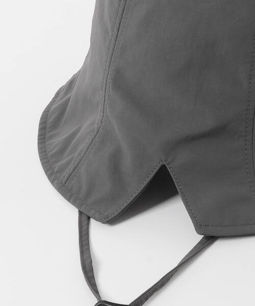 EKAL（エカル）の「『UR TECH』ナイロンタッサーチューリップハット（ハット・レディース・ベージュ/ネイビー/グレー・ONE）」の12枚目の写真