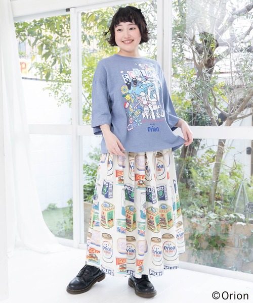 ScoLar（スカラー）の「161679：orion×ScoLar ハンズアッププルオーバー（Tシャツ/カットソー・レディース・ブルー/チャコールグレー/オフホワイト・L/M）」の11枚目の写真