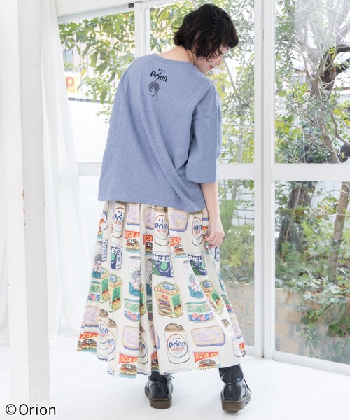 ScoLar（スカラー）の「161679：orion×ScoLar ハンズアッププルオーバー（Tシャツ/カットソー・レディース・ブルー/チャコールグレー/オフホワイト・L/M）」の17枚目の写真