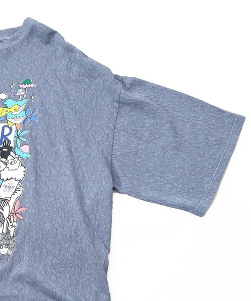 ScoLar（スカラー）の「161679：orion×ScoLar ハンズアッププルオーバー（Tシャツ/カットソー・レディース・ブルー/チャコールグレー/オフホワイト・L/M）」の6枚目の写真