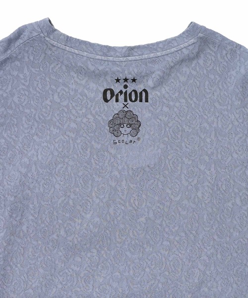 ScoLar（スカラー）の「161679：orion×ScoLar ハンズアッププルオーバー（Tシャツ/カットソー・レディース・ブルー/チャコールグレー/オフホワイト・L/M）」の8枚目の写真