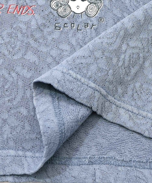 ScoLar（スカラー）の「161679：orion×ScoLar ハンズアッププルオーバー（Tシャツ/カットソー・レディース・ブルー/チャコールグレー/オフホワイト・L/M）」の9枚目の写真