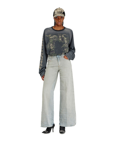 DIESEL(ディーゼル)の「ウィメンズ デニムパンツ 1978 D-AKEMI L.30(デニムパンツ・レディース・インディゴブルー・29inch/28inch/27inch/25inch/26inch/24inch/23inch)」の4枚目の写真