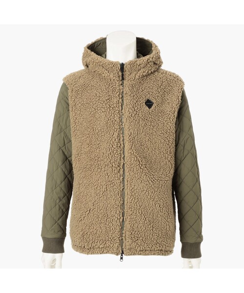 BRIEFING（ブリーフィング）の「【BRIEFING GOLF／ブリーフィングゴルフ】HOL MS BOA QUILTED REVERSIBLE PARKA（ブルゾン・メンズ・ブラック/ブラウン・M/L）」の7枚目の写真