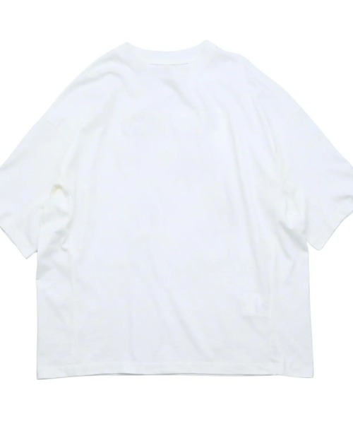 my beautiful landlet(マイビューティフルランドレット)の「【my beautiful landlet】USA COTTON OVERSIZE T-SHIRT(Tシャツ/カットソー・メンズ・ブラック/グレー/チャコールグレー/オフホワイト・1/0)」の18枚目の写真