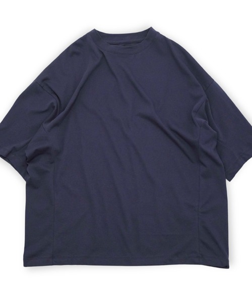 my beautiful landlet(マイビューティフルランドレット)の「【my beautiful landlet】USA COTTON OVERSIZE T-SHIRT(Tシャツ/カットソー・メンズ・ブラック/グレー/チャコールグレー/オフホワイト・1/0)」の14枚目の写真