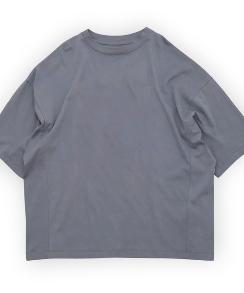 my beautiful landlet(マイビューティフルランドレット)の「【my beautiful landlet】USA COTTON OVERSIZE T-SHIRT(Tシャツ/カットソー・メンズ・ブラック/グレー/チャコールグレー/オフホワイト・1/0)」の12枚目の写真