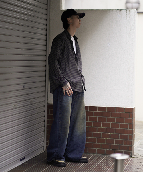 JOINT WORKS（ジョイントワークス）の「シアー チェック シャツ / SHEER CHECK SHIRTS（シャツ/ブラウス・レディース・ホワイト/ブラック・MEDIUM/LARGE）」の22枚目の写真