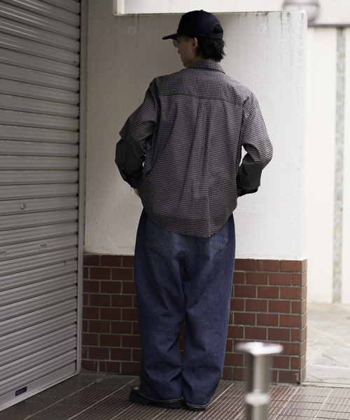 JOINT WORKS（ジョイントワークス）の「シアー チェック シャツ / SHEER CHECK SHIRTS（シャツ/ブラウス・レディース・ホワイト/ブラック・MEDIUM/LARGE）」の3枚目の写真