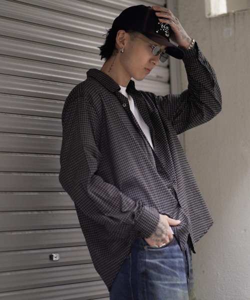 JOINT WORKS（ジョイントワークス）の「シアー チェック シャツ / SHEER CHECK SHIRTS（シャツ/ブラウス・レディース・ホワイト/ブラック・MEDIUM/LARGE）」の5枚目の写真