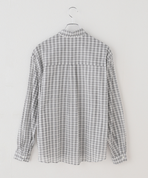 JOINT WORKS（ジョイントワークス）の「シアー チェック シャツ / SHEER CHECK SHIRTS（シャツ/ブラウス・レディース・ホワイト/ブラック・MEDIUM/LARGE）」の13枚目の写真