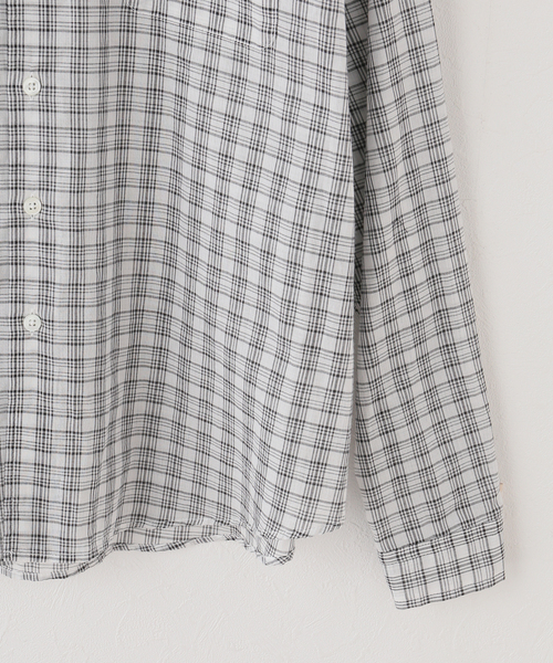 JOINT WORKS（ジョイントワークス）の「シアー チェック シャツ / SHEER CHECK SHIRTS（シャツ/ブラウス・レディース・ホワイト/ブラック・MEDIUM/LARGE）」の14枚目の写真