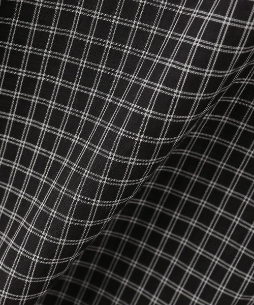 JOINT WORKS（ジョイントワークス）の「シアー チェック シャツ / SHEER CHECK SHIRTS（シャツ/ブラウス・レディース・ホワイト/ブラック・MEDIUM/LARGE）」の18枚目の写真