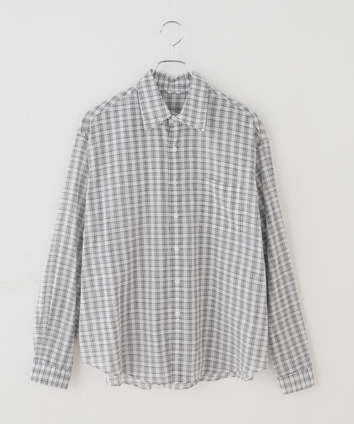 JOINT WORKS（ジョイントワークス）の「シアー チェック シャツ / SHEER CHECK SHIRTS（シャツ/ブラウス・レディース・ホワイト/ブラック・MEDIUM/LARGE）」の19枚目の写真
