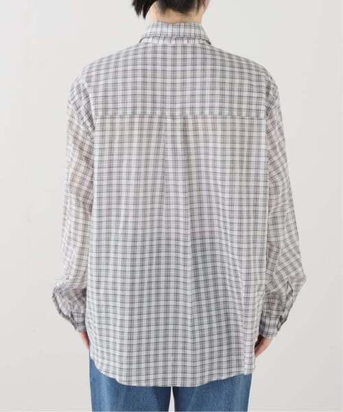 JOINT WORKS(ジョイントワークス)の「シアー チェック シャツ / SHEER CHECK SHIRTS(シャツ/ブラウス・レディース・ホワイト/ブラック・MEDIUM/LARGE)」の3枚目の写真