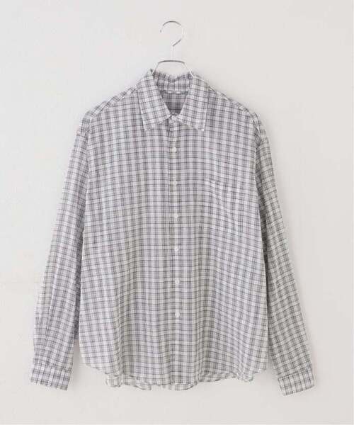 JOINT WORKS(ジョイントワークス)の「シアー チェック シャツ / SHEER CHECK SHIRTS(シャツ/ブラウス・レディース・ホワイト/ブラック・MEDIUM/LARGE)」の4枚目の写真