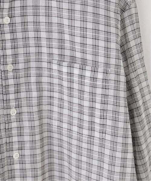 JOINT WORKS(ジョイントワークス)の「シアー チェック シャツ / SHEER CHECK SHIRTS(シャツ/ブラウス・レディース・ホワイト/ブラック・MEDIUM/LARGE)」の7枚目の写真