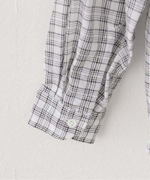 JOINT WORKS(ジョイントワークス)の「シアー チェック シャツ / SHEER CHECK SHIRTS(シャツ/ブラウス・レディース・ホワイト/ブラック・MEDIUM/LARGE)」の8枚目の写真